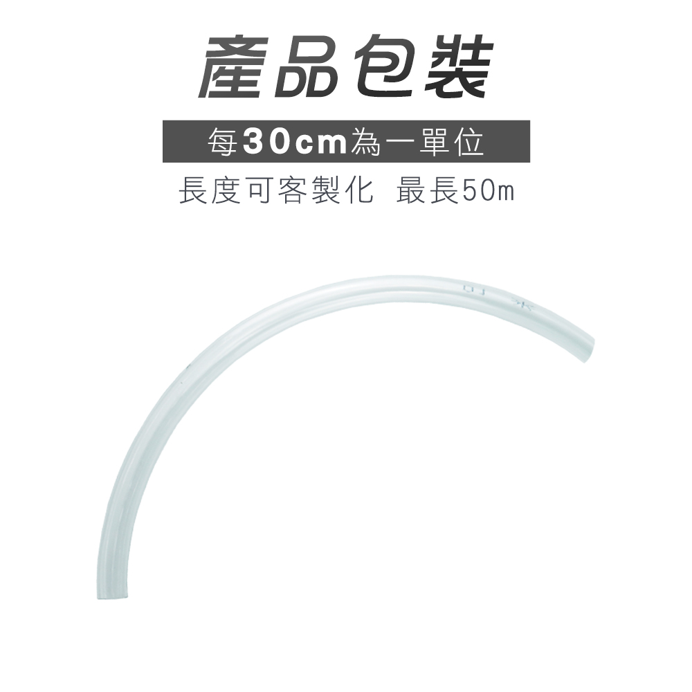 產品包裝每30cm為一單位長度可客製化 最長50m