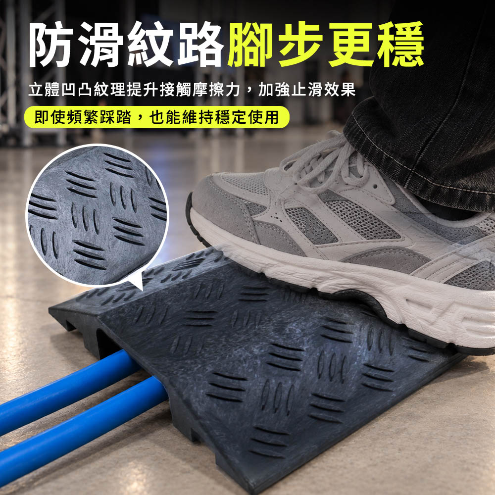 防滑紋路腳步更穩立體凹凸紋理提升接觸摩擦力,加強止滑效果即使頻繁踩踏,也能維持穩定使用